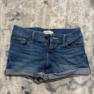 Abercrombie Kids Classic Blue Jean Shorts